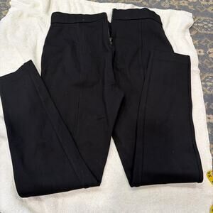 J Crew Any Day Pants Womens Small Black High Rise Stretch New